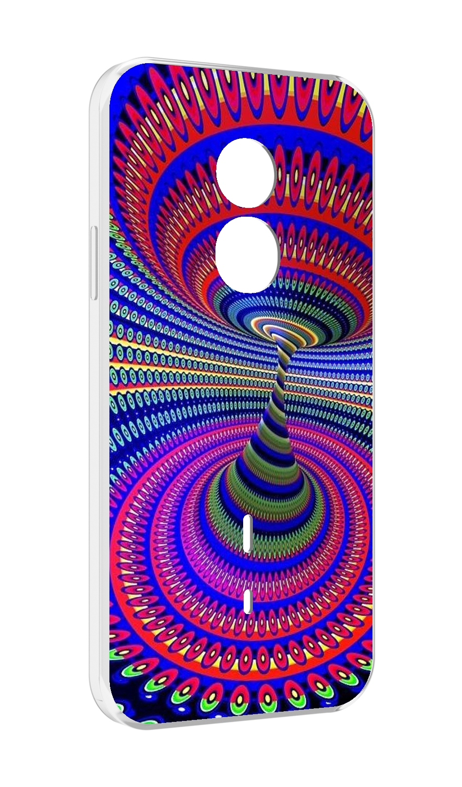 

Чехол MyPads оптическая иллюзия для Doogee S51, Прозрачный, Tocco