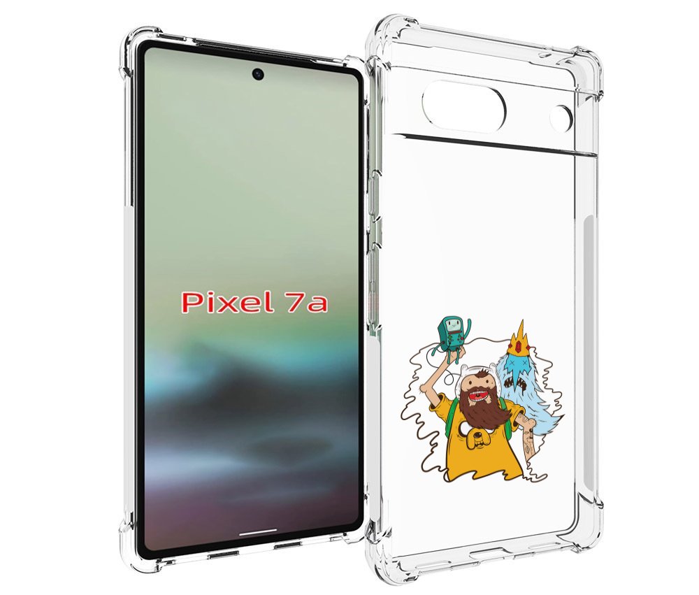 

Чехол MyPads время приключений старый Финн для Google Pixel 7A, Tocco