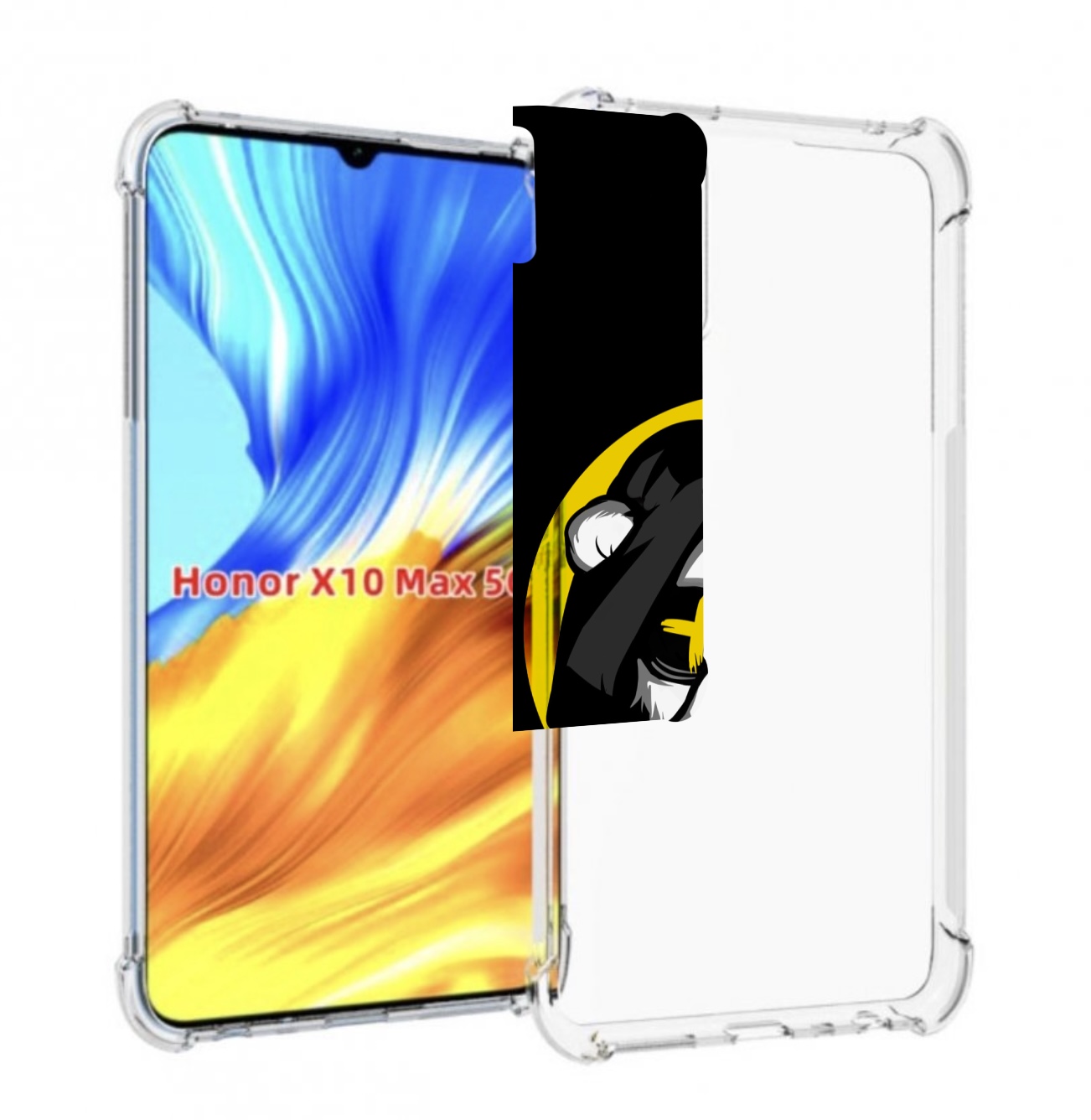 

Чехол MyPads крутая пандочка ок для Honor X10 Max, Прозрачный, Tocco