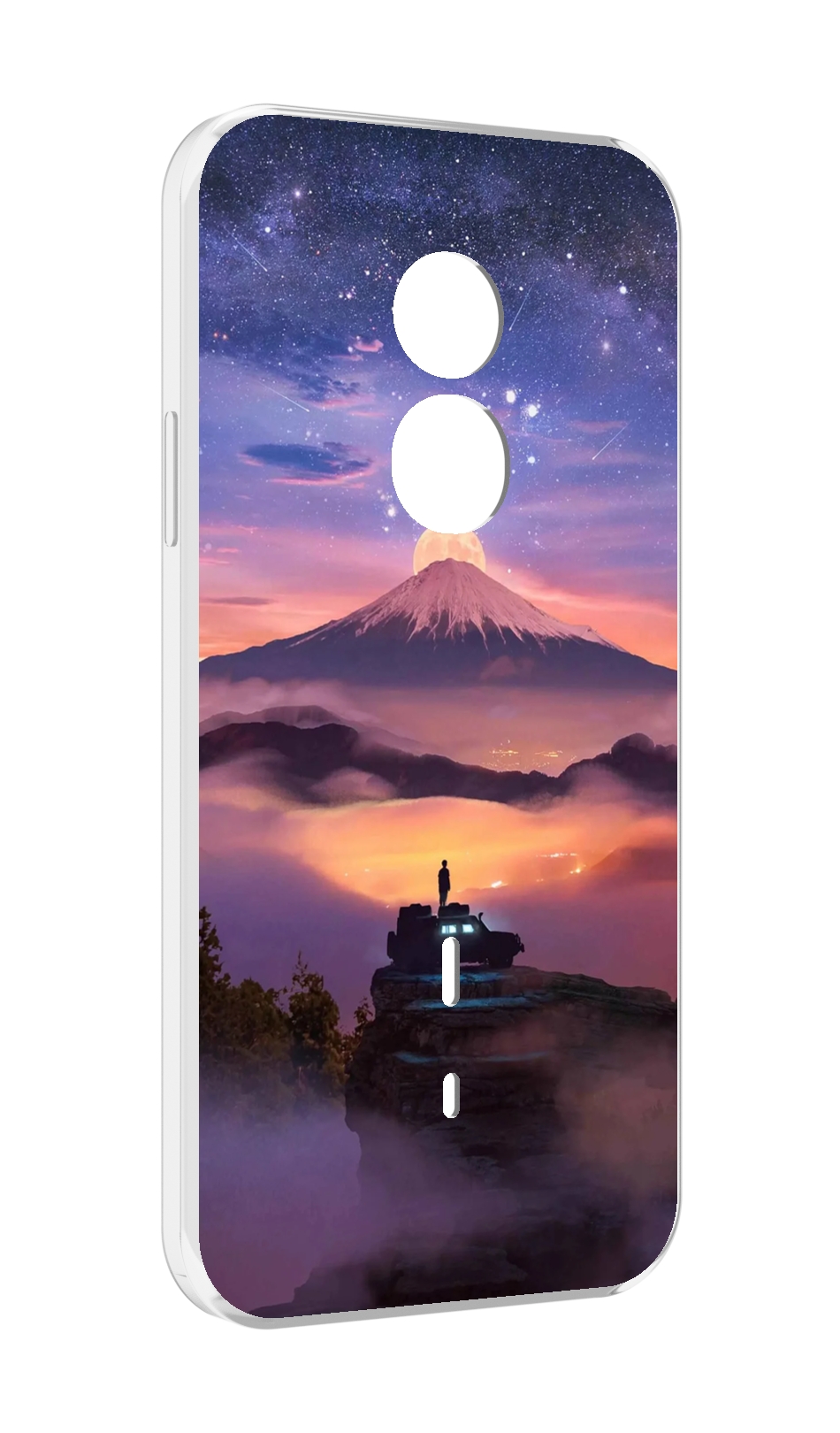 

Чехол MyPads ночь-в-горах для Doogee S51, Прозрачный, Tocco