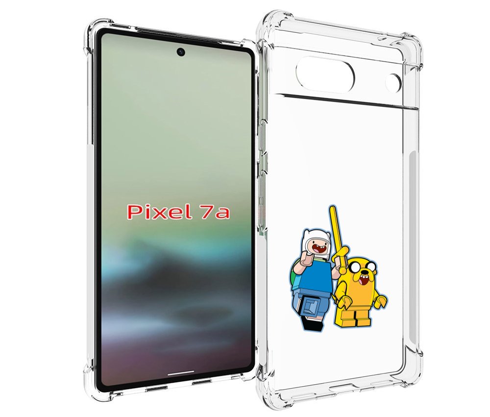 

Чехол MyPads время приключений лего для Google Pixel 7A, Tocco