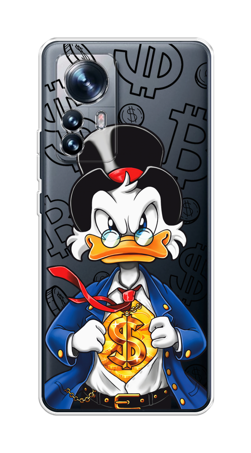 

Чехол на Xiaomi 12 "Scrooge Goldman", Черный;белый;синий, 312950-1