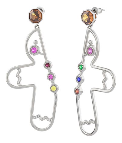 

Серьги из серебра с фианитом Silver Sky ALE3791, ALE3791