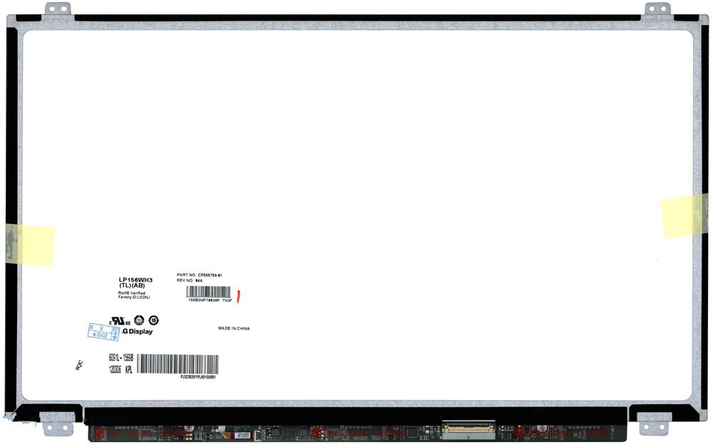 

Матрица ОЕМ для ноутбука LP156WH3(TL)(AB), совместимая с p/n: LP156WH3(TL)(AB)