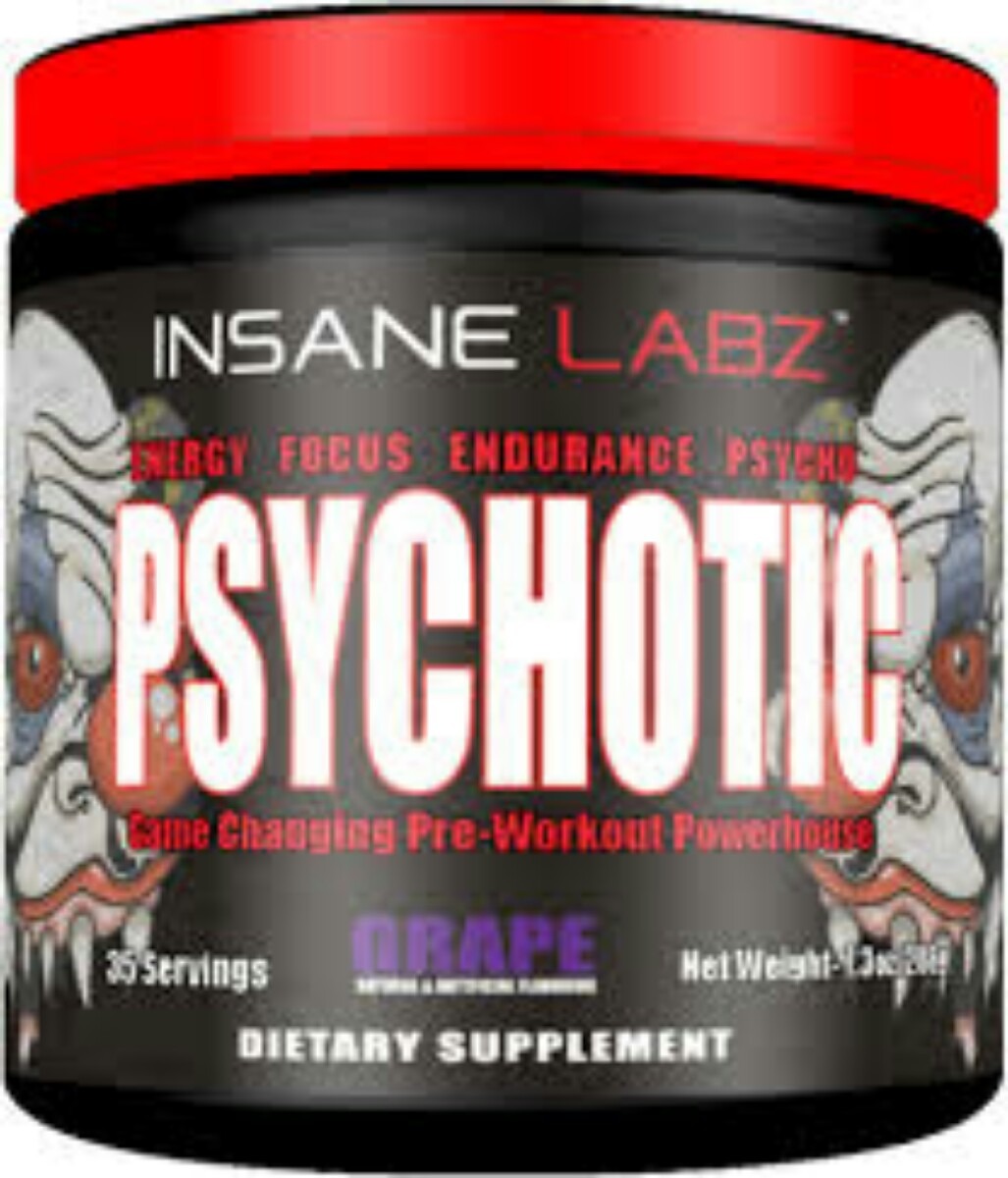 фото Предтренировочные комплексы insane labz psychotic 35 порций ежевика