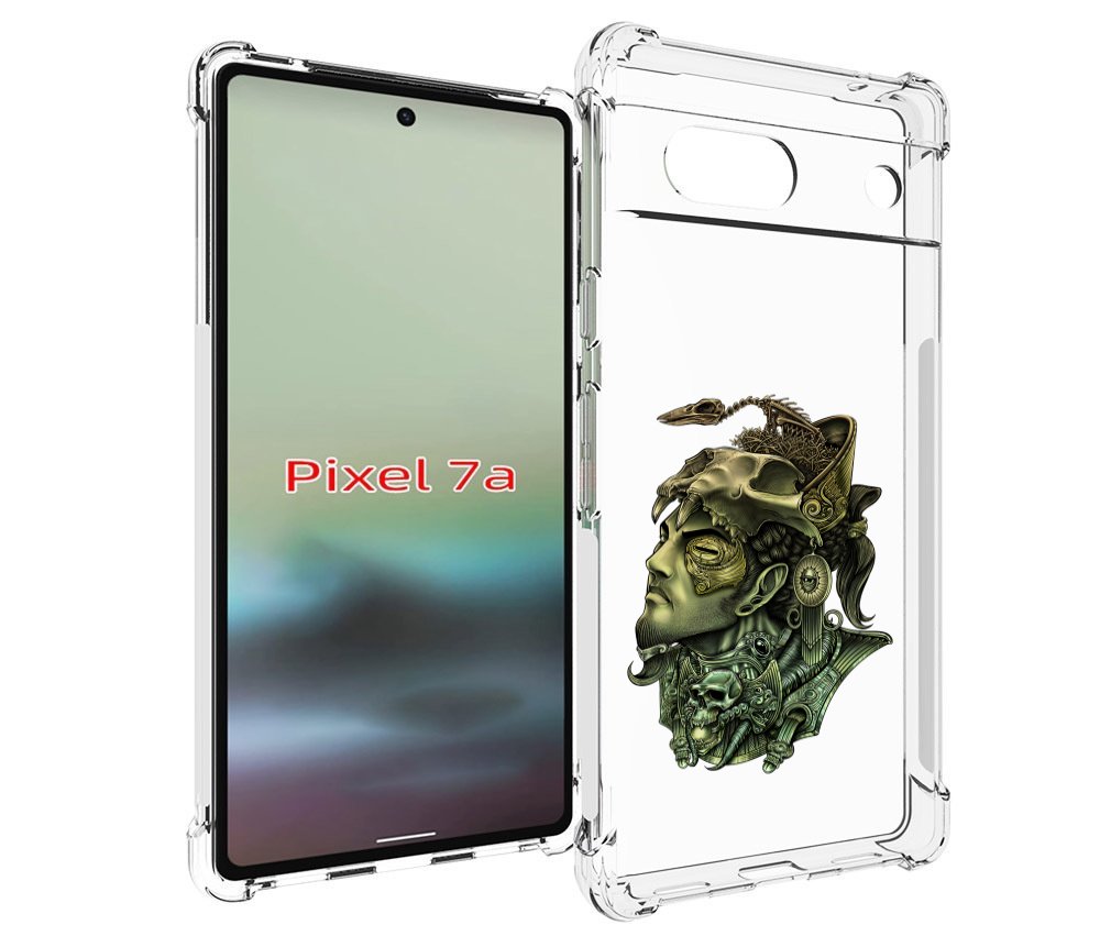 

Чехол MyPads бронзовый воин для Google Pixel 7A, Tocco