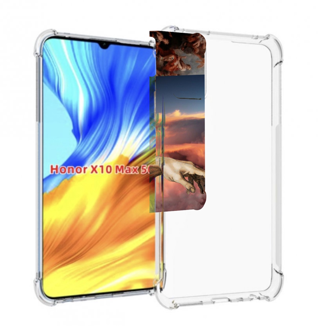 

Чехол MyPads красивая-картина для Honor X10 Max, Прозрачный, Tocco