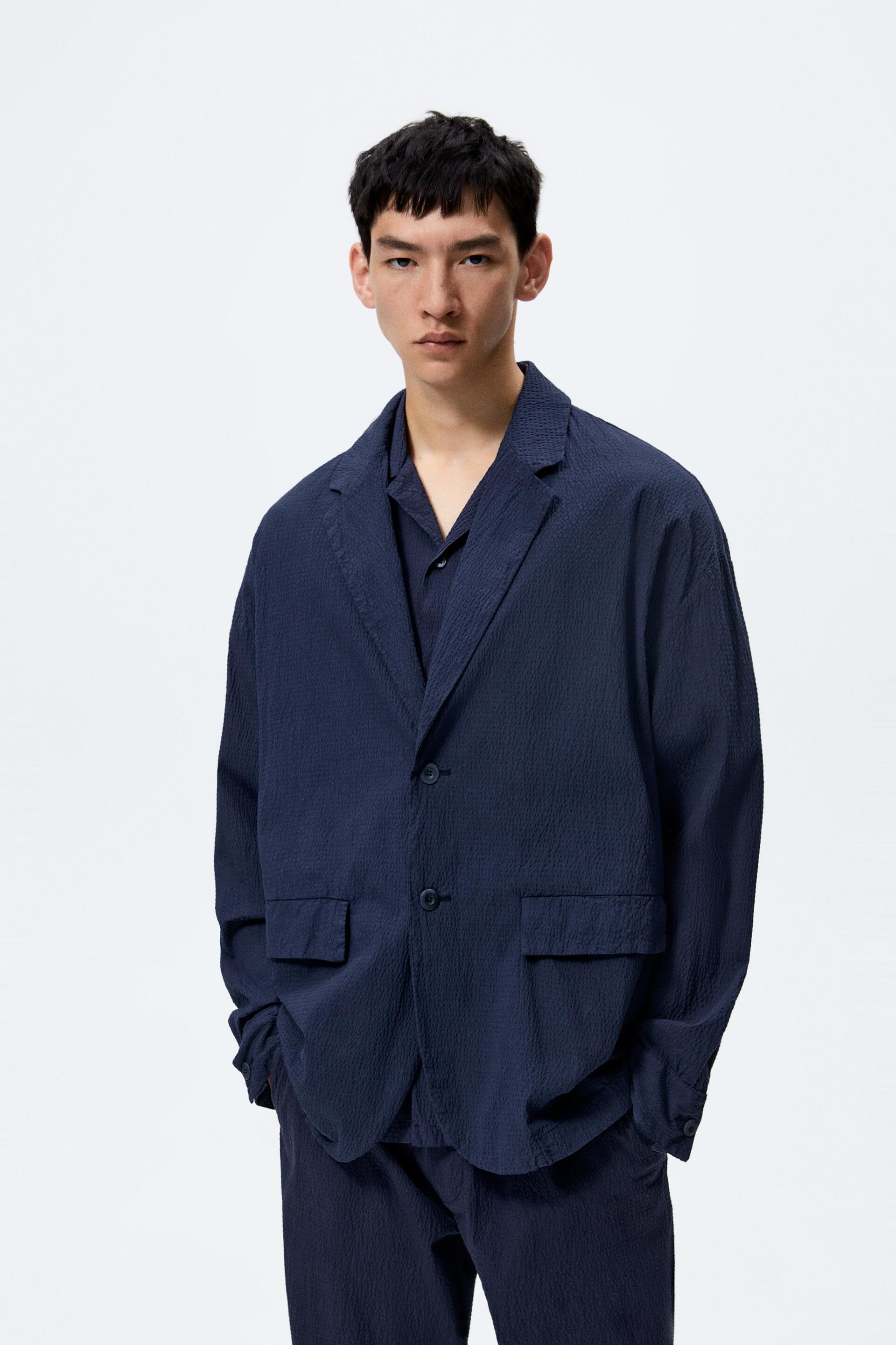 

Блейзер мужской ZARA 07505303 синий XL (доставка из-за рубежа), 07505303