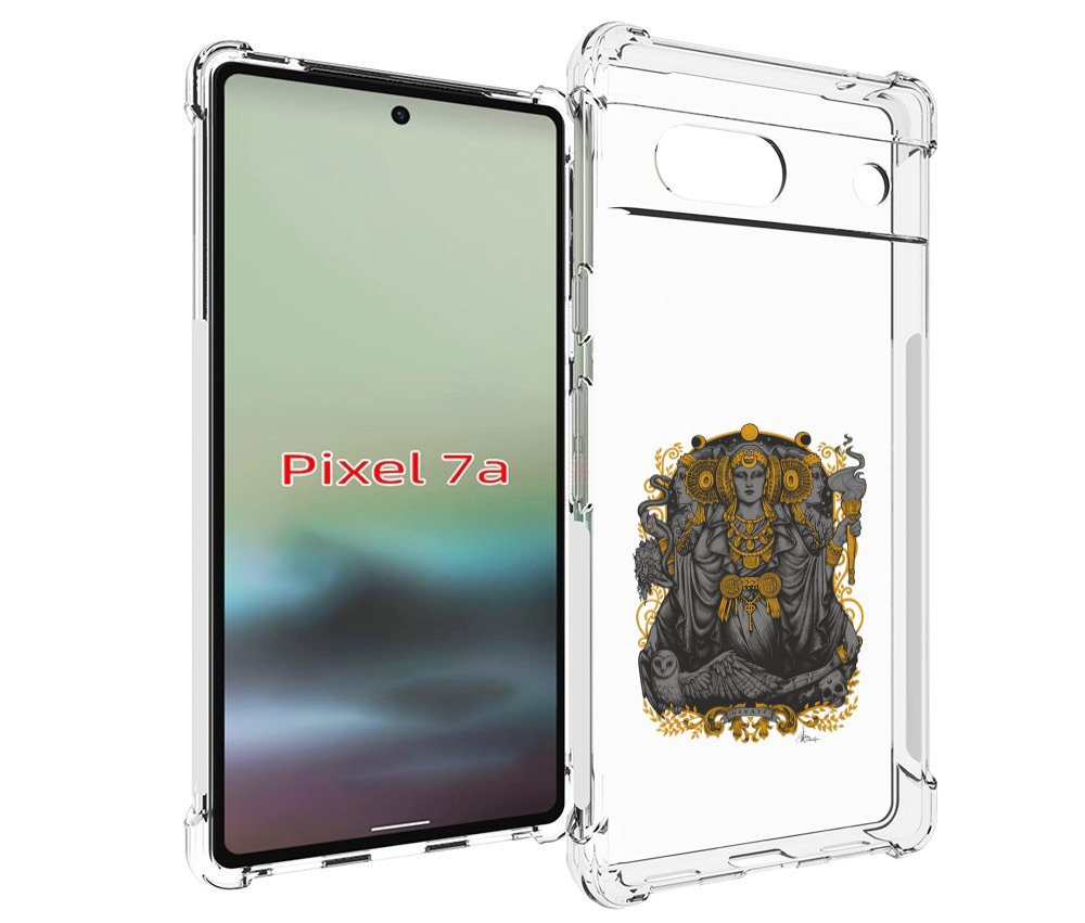 

Чехол MyPads божество с золотыми элементами для Google Pixel 7A, Tocco