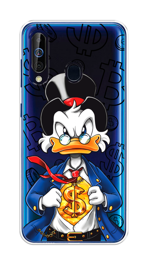 

Чехол на Samsung Galaxy A60/M40 "Scrooge Goldman", Черный;белый;синий, 28750-1