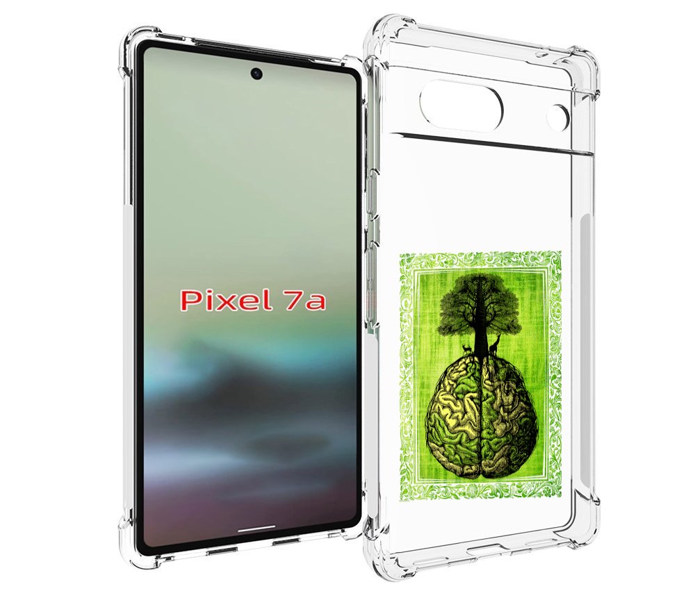 

Чехол MyPads абстракция здоровый мозг для Google Pixel 7A, Tocco