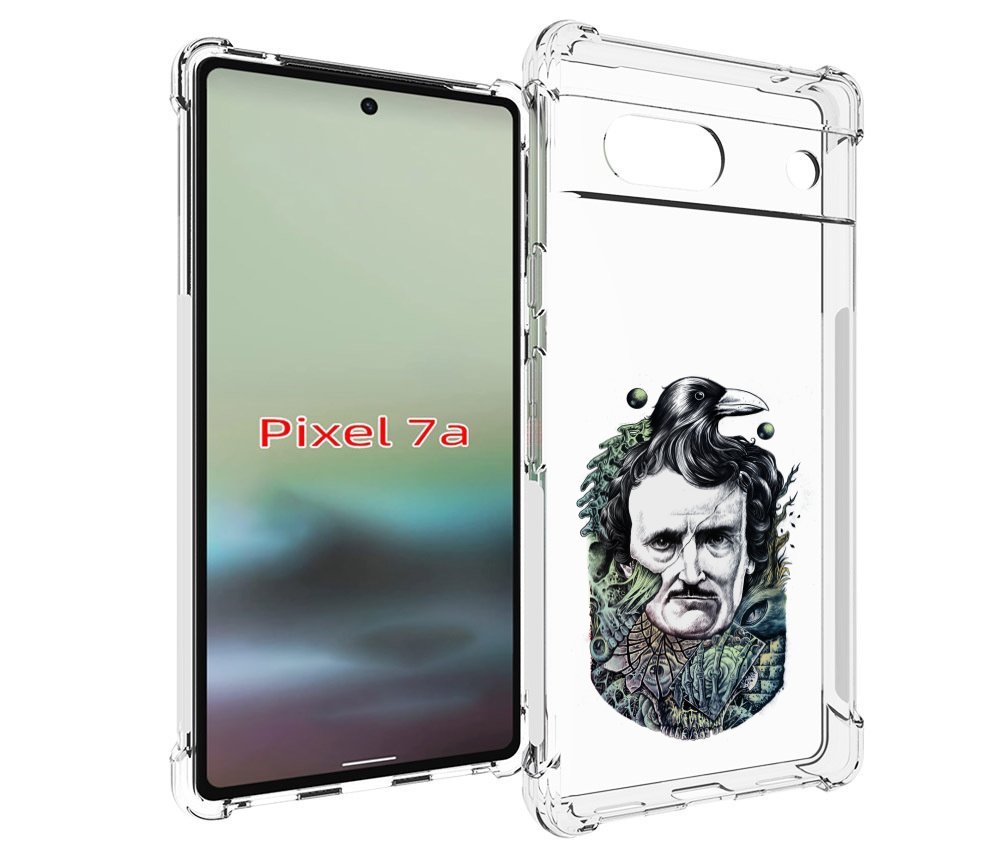 

Чехол MyPads Эдгар Аллан с вороном для Google Pixel 7A, Tocco