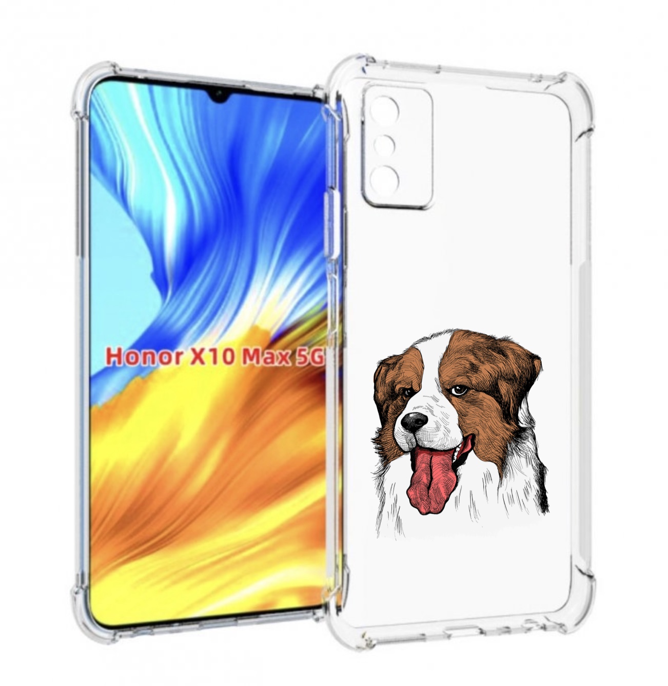 

Чехол MyPads бетховен для Honor X10 Max, Прозрачный, Tocco