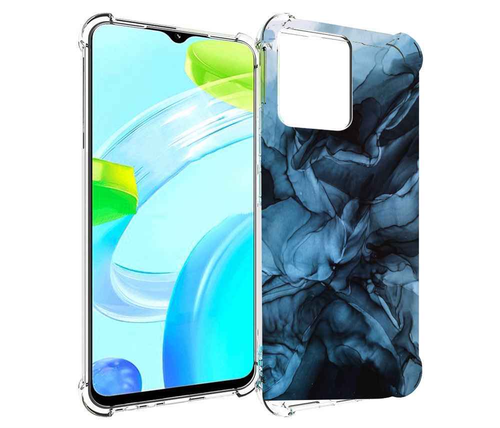Чехол MyPads голубой дымок для Tecno Phantom X2