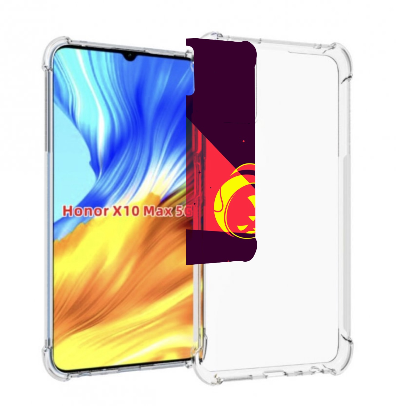 

Чехол MyPads космонавт-в-хеллуин для Honor X10 Max, Прозрачный, Tocco