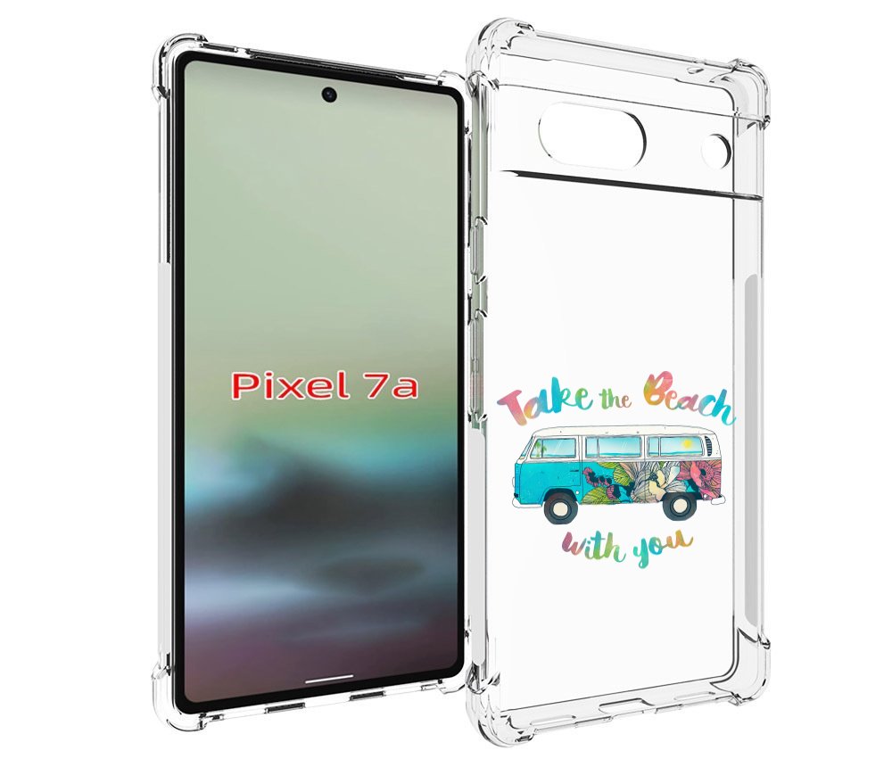 

Чехол MyPads Хиппи автобус для Google Pixel 7A, Tocco