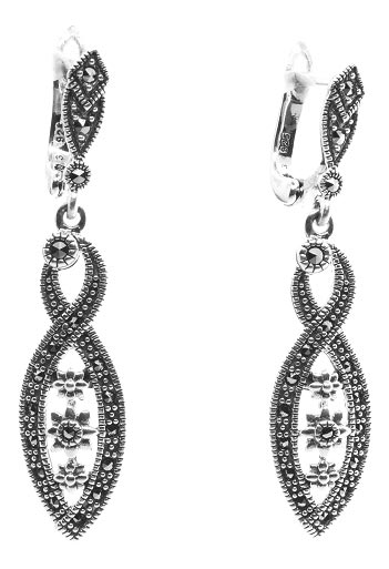 

Серьги из серебра с марказитом Марказит HE1400-mr, HE1400-mr