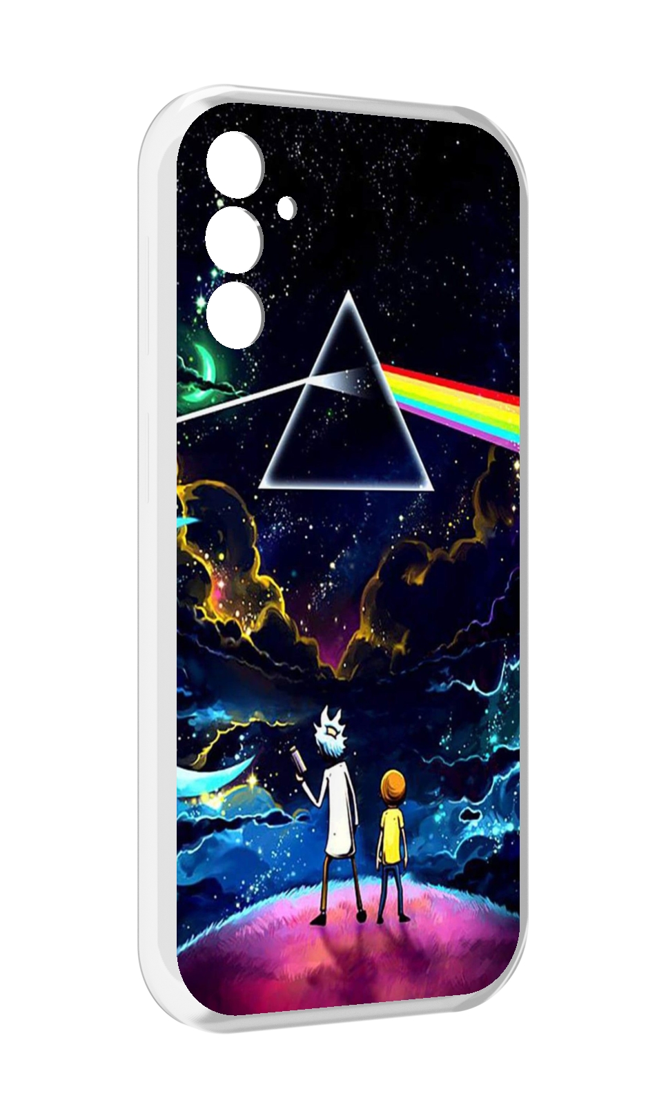 

Чехол MyPads рик и морти в космосе для Samsung Galaxy M13, Прозрачный, Tocco