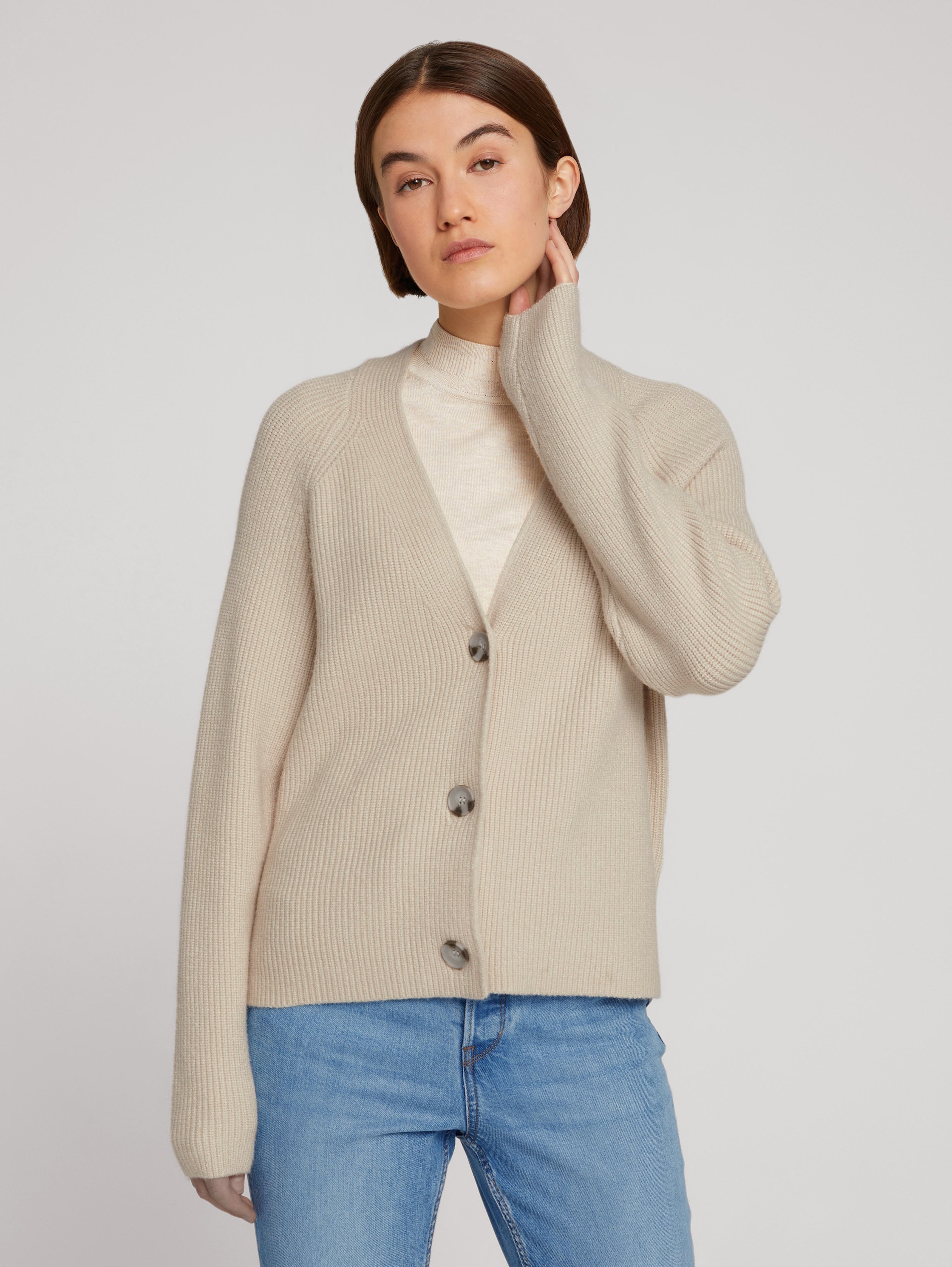 

Кардиган женский TOM TAILOR 1030000 коричневый XS, 1030000