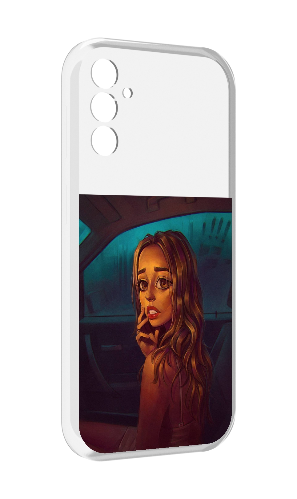 

Чехол MyPads пуп-невесты женский для Samsung Galaxy M13, Прозрачный, Tocco