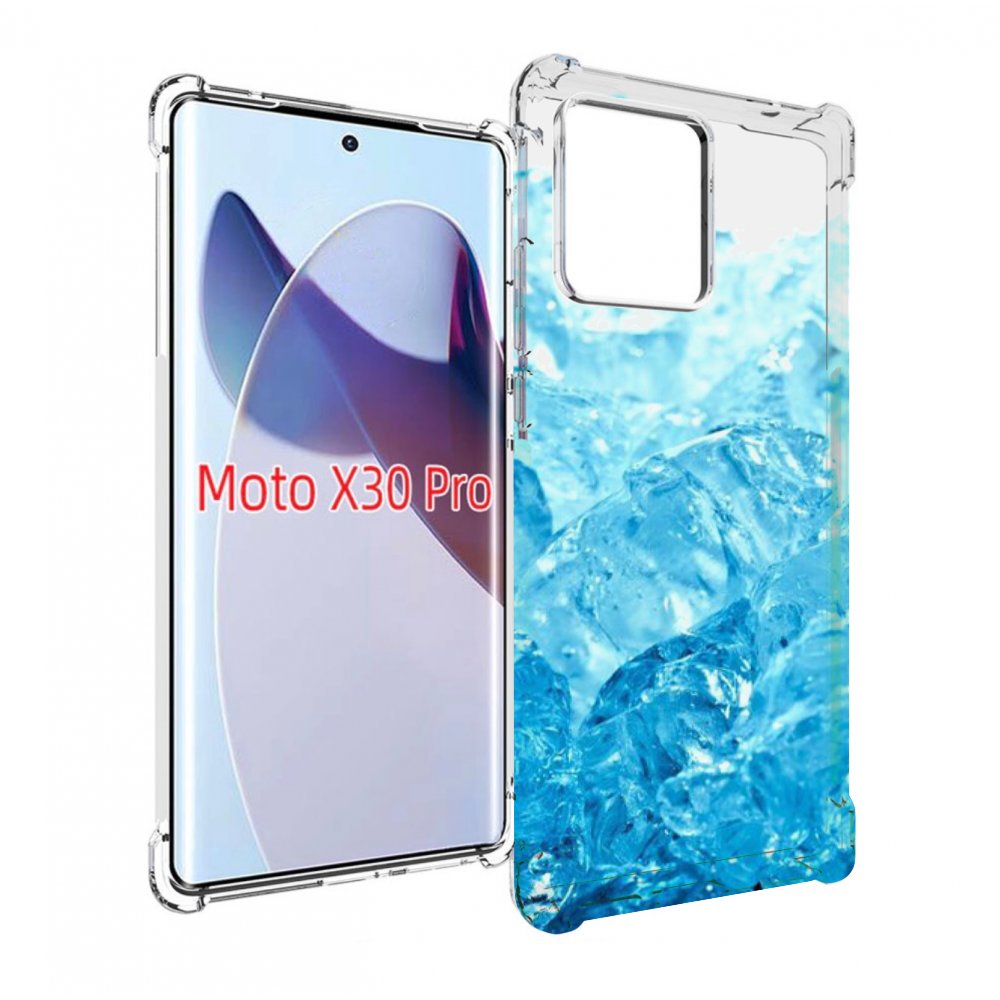 

Чехол MyPads кусочки-льда для Motorola Moto X30 Pro, Прозрачный, Tocco