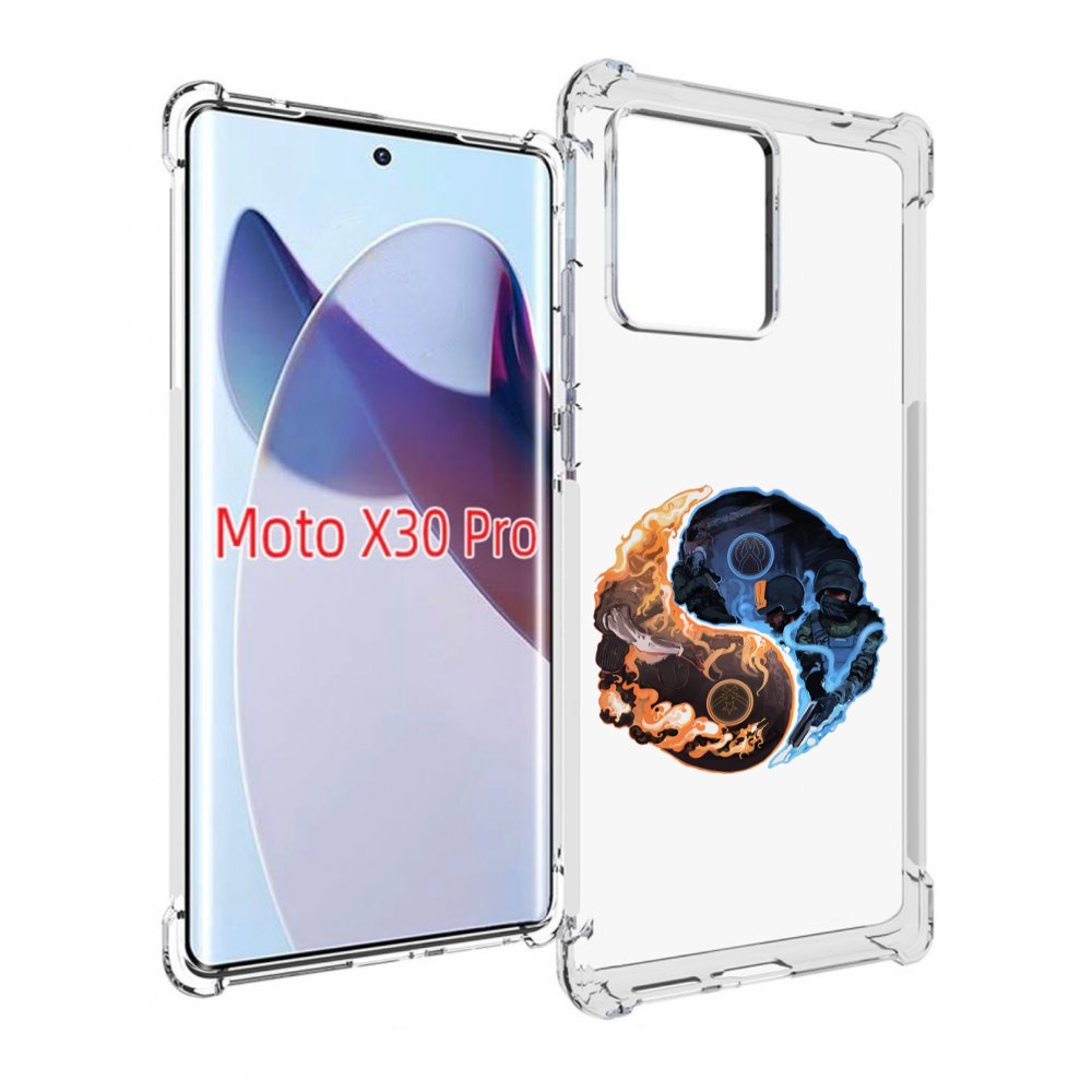 

Чехол MyPads кс-го-инь-янь для Motorola Moto X30 Pro, Прозрачный, Tocco