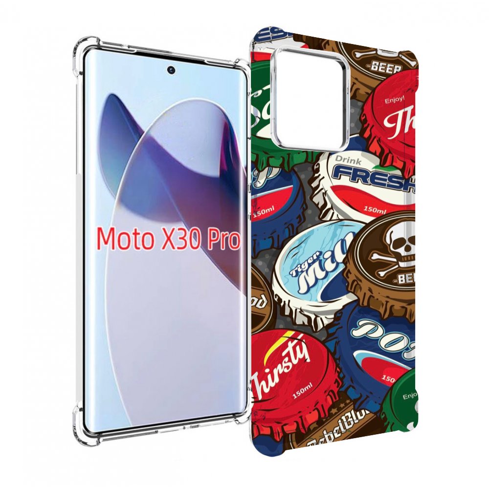 

Чехол MyPads крышки от баночек для Motorola Moto X30 Pro, Прозрачный, Tocco