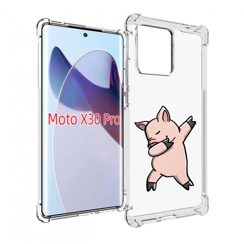 

Чехол MyPads крутой-поросенок для Motorola Moto X30 Pro, Прозрачный, Tocco
