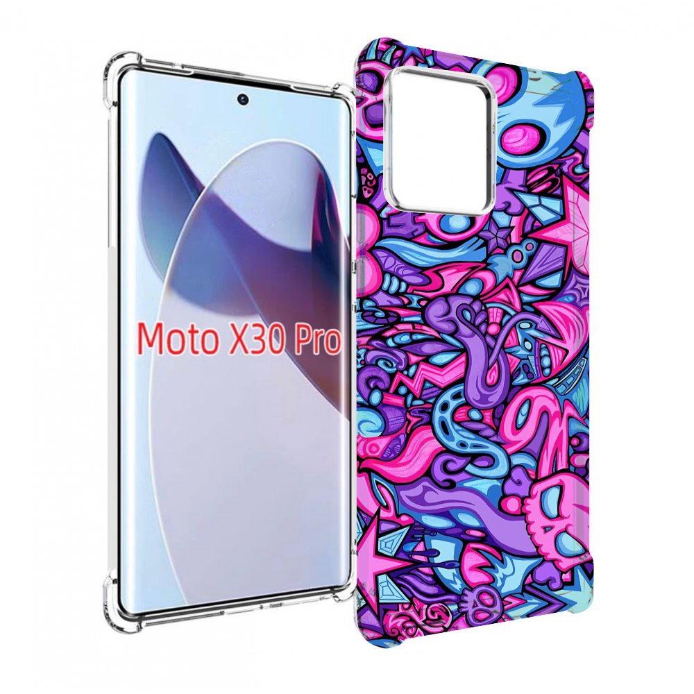 

Чехол MyPads крутой-паттерн для Motorola Moto X30 Pro, Прозрачный, Tocco
