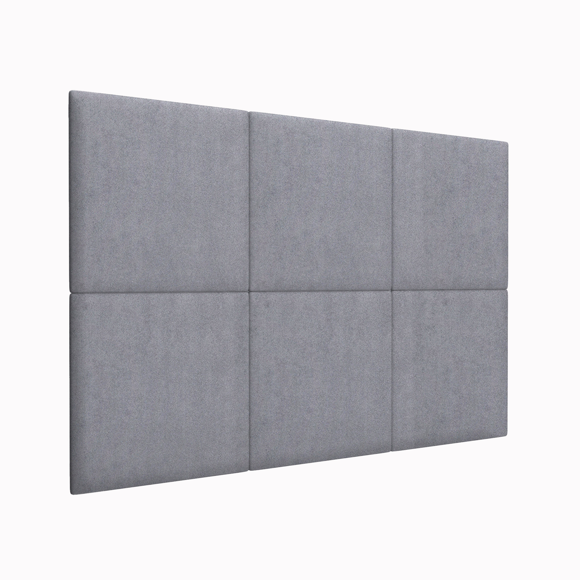 фото Шумо звукоизоляционные мягкие панели alcantara gray 50х50 см 2 шт. tartilla