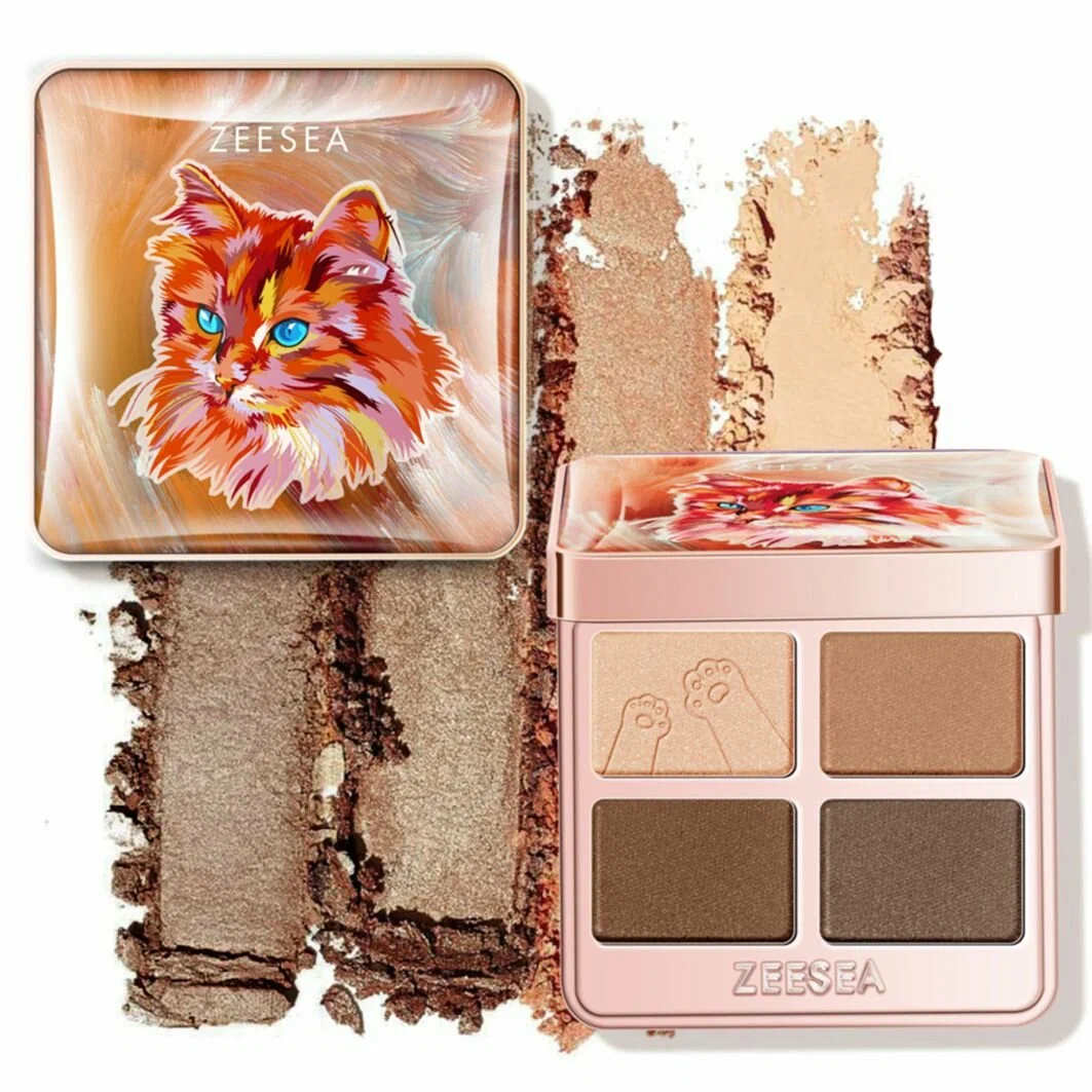 Тени для век ZeeSea Tipsy Kitty Eyeshadow Quad тон 06 3.5 г