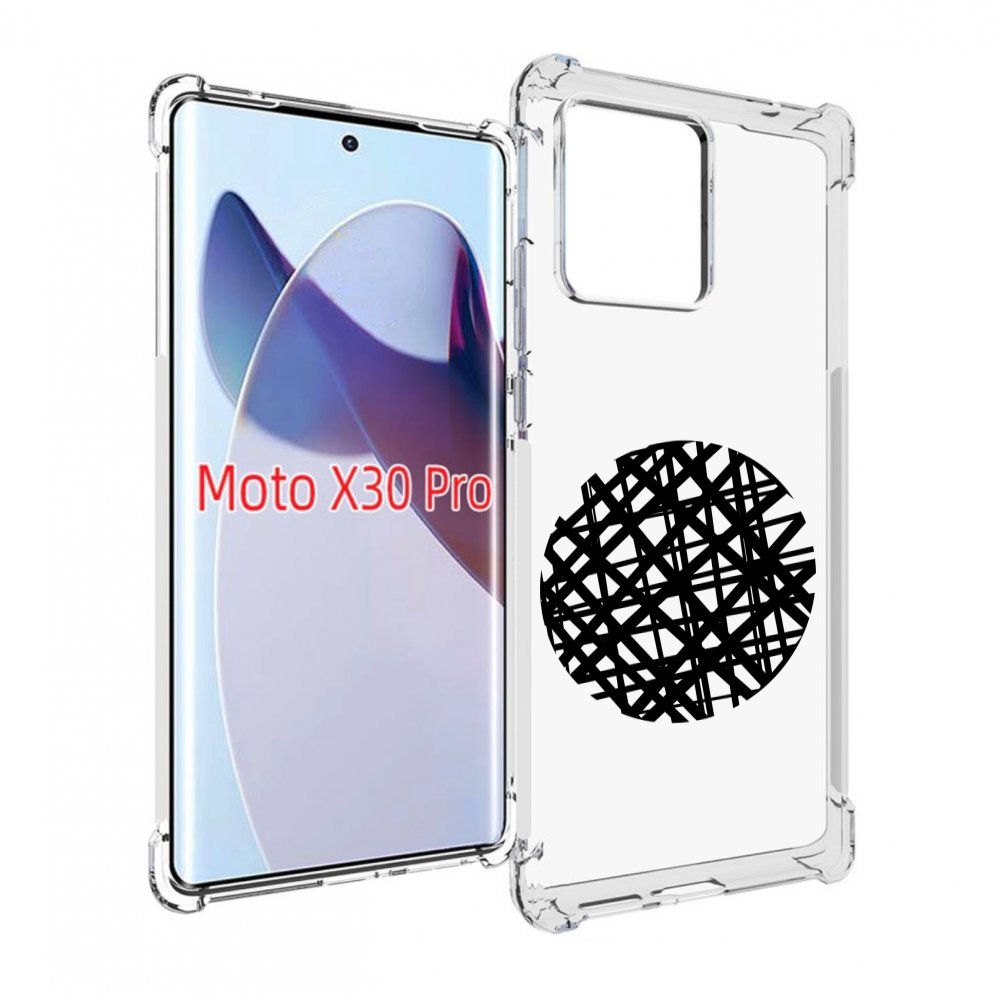 

Чехол MyPads круглая-абстракция для Motorola Moto X30 Pro, Прозрачный, Tocco
