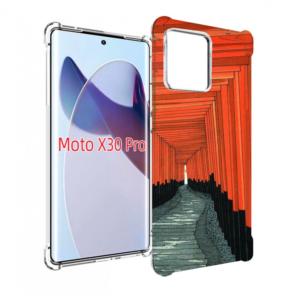 

Чехол MyPads красный коридор для Motorola Moto X30 Pro, Прозрачный, Tocco