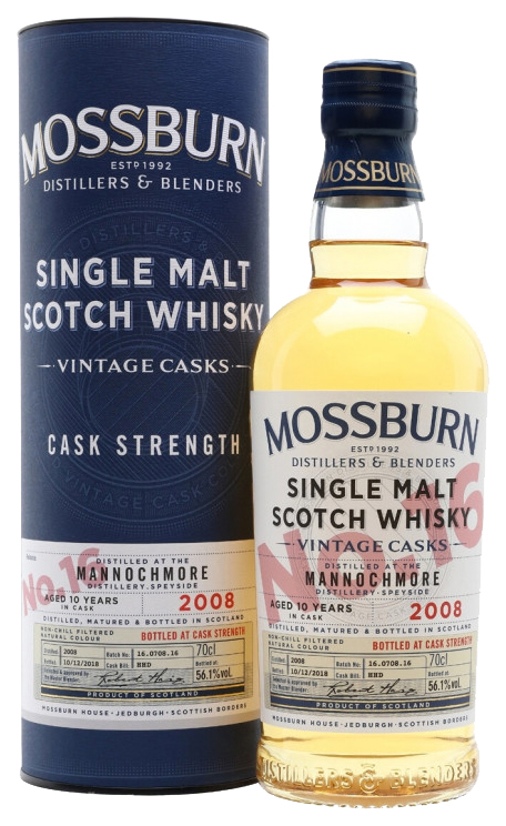 

Виски Mossburn Vintage Casks No.16 Mannochmore Single Malt Scotch Whisky (gift box)