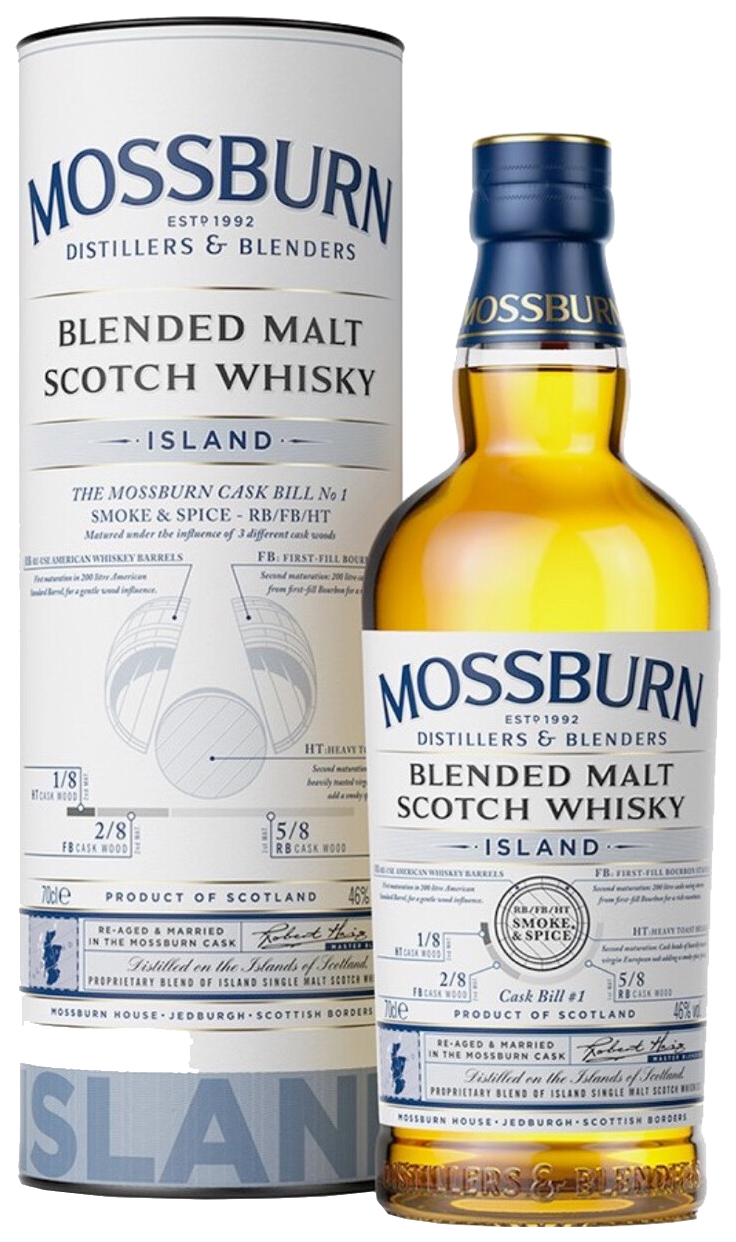 Виски Mossburn Signature Casks Island Blended Malt Scotch Whisky Великобритания