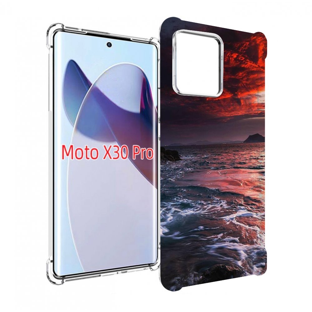 

Чехол MyPads красивый залив для Motorola Moto X30 Pro, Прозрачный, Tocco