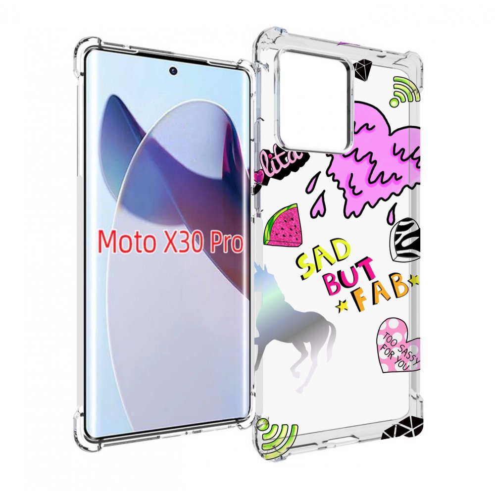 

Чехол MyPads красивые-смайлики для Motorola Moto X30 Pro, Прозрачный, Tocco