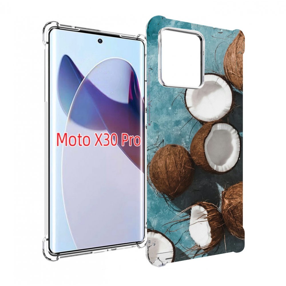 Чехол MyPads красивые-кокосы для Motorola Moto X30 Pro