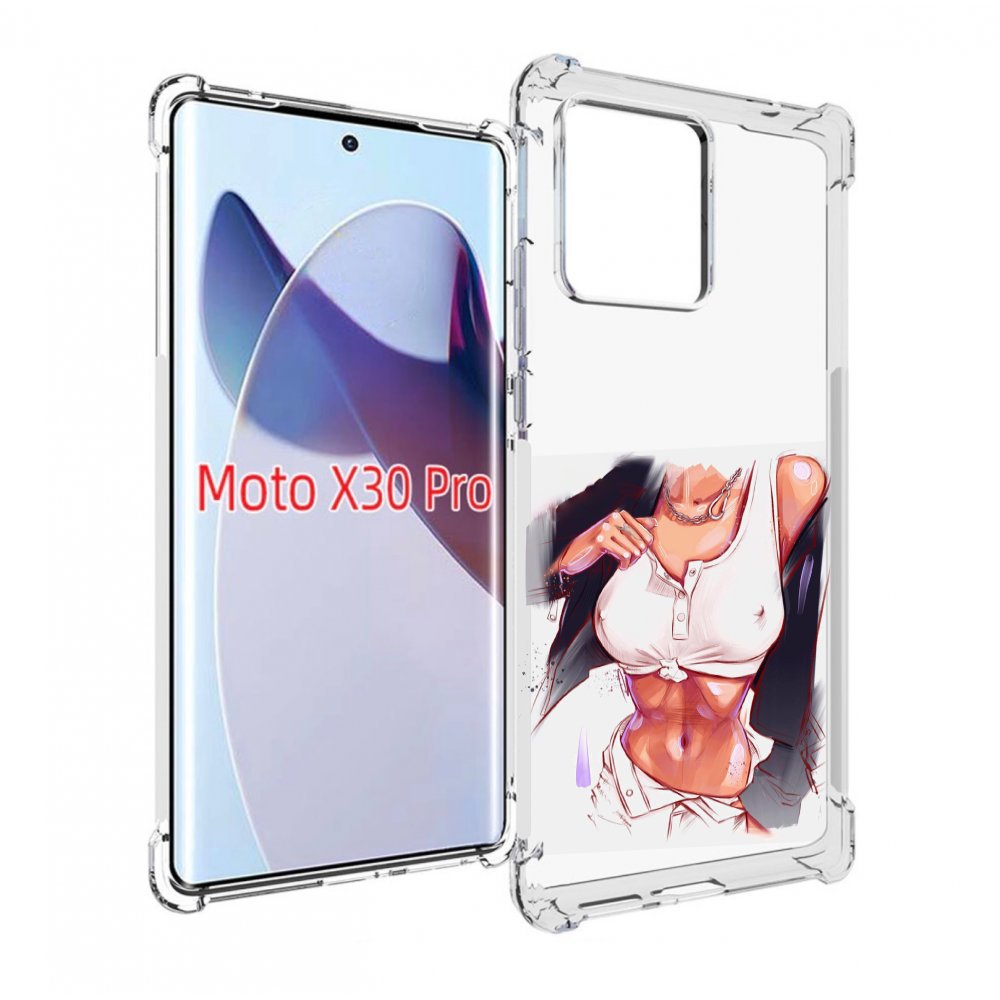 

Чехол MyPads красивая-стройная-модель для Motorola Moto X30 Pro, Прозрачный, Tocco