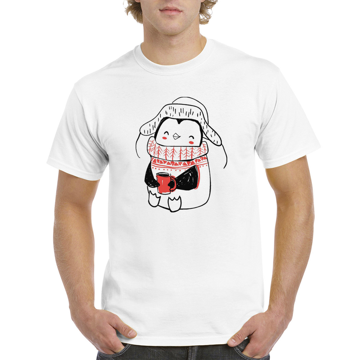 

Футболка унисекс CoolPodarok M0114603 белая 58 RU, Белый, M0114603
