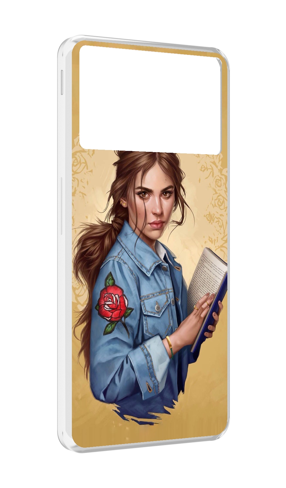 

Чехол MyPads девушка-в-бежевом-фоне для ZTE Nubia Z40S Pro, Прозрачный, Tocco