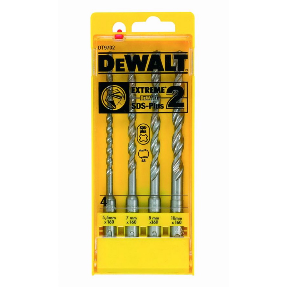 

Набор буров DeWALT DT9702-QZ, SDS+, 4 шт, DT9702-QZ