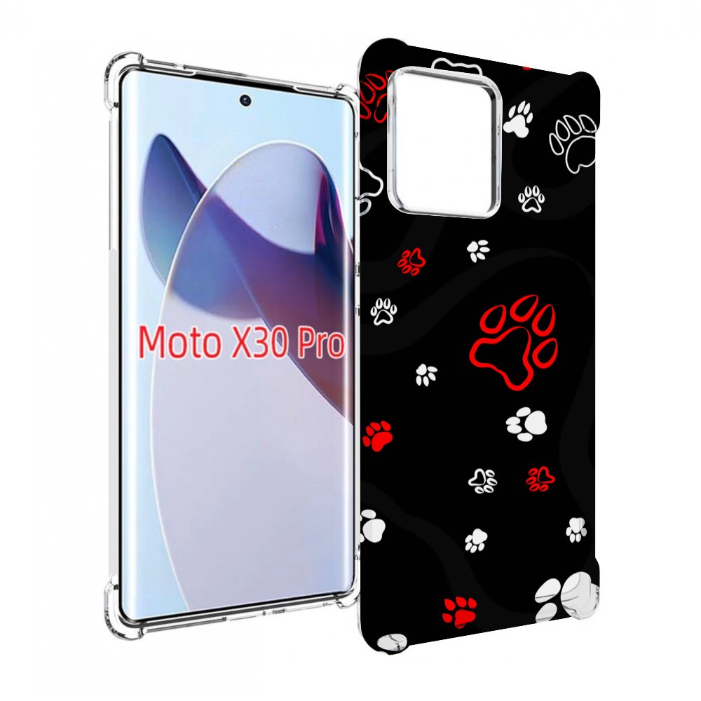 

Чехол MyPads кошачьи-лапки для Motorola Moto X30 Pro, Прозрачный, Tocco
