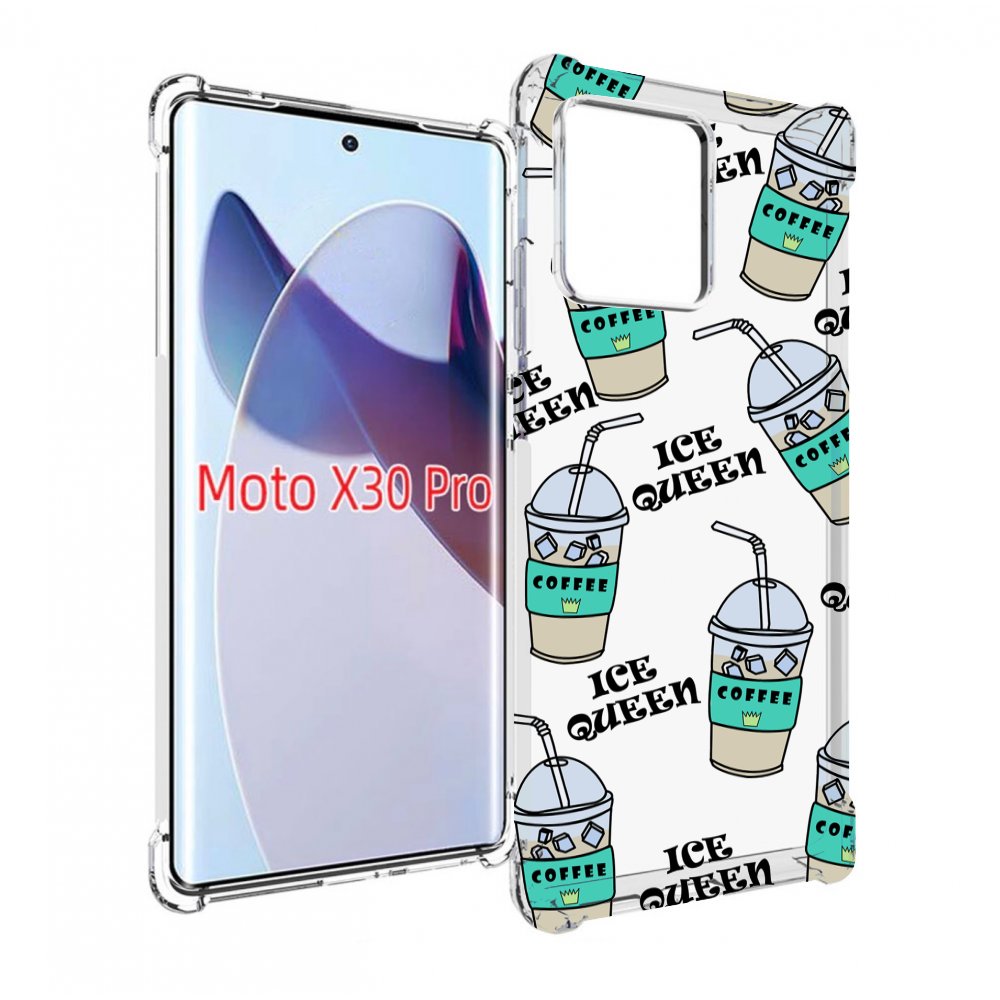 

Чехол MyPads кофе-с-льдом для Motorola Moto X30 Pro, Прозрачный, Tocco