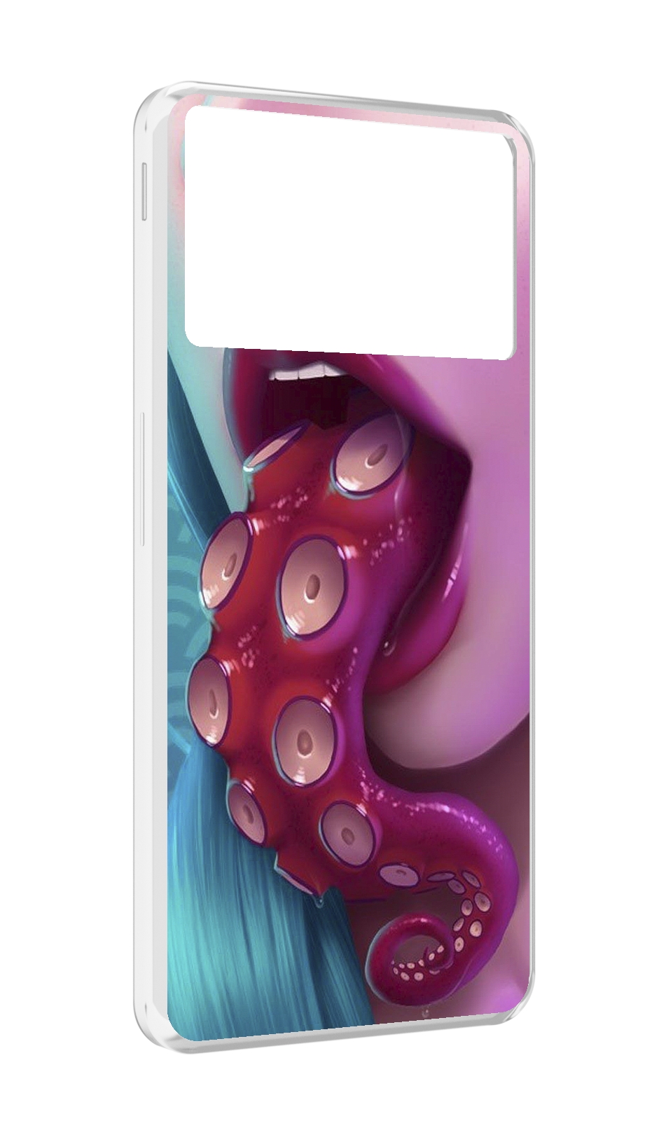 Чехол MyPads девушка с щупальцой женский для ZTE Nubia Z40S Pro