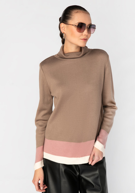 

Свитер женский Vivawool 309135 бежевый 44 RU, 309135
