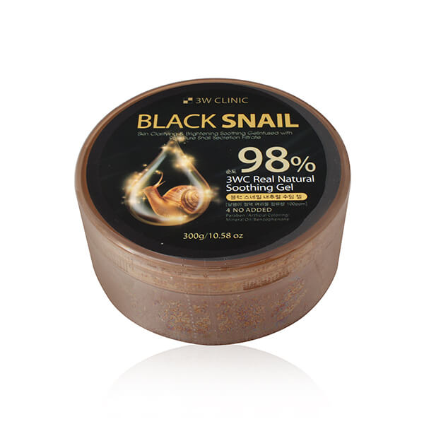 

Универсальный гель для лица и тела 3W Clinic Black Snail Natural Soothing Gel 98%, Гель для лица и тела