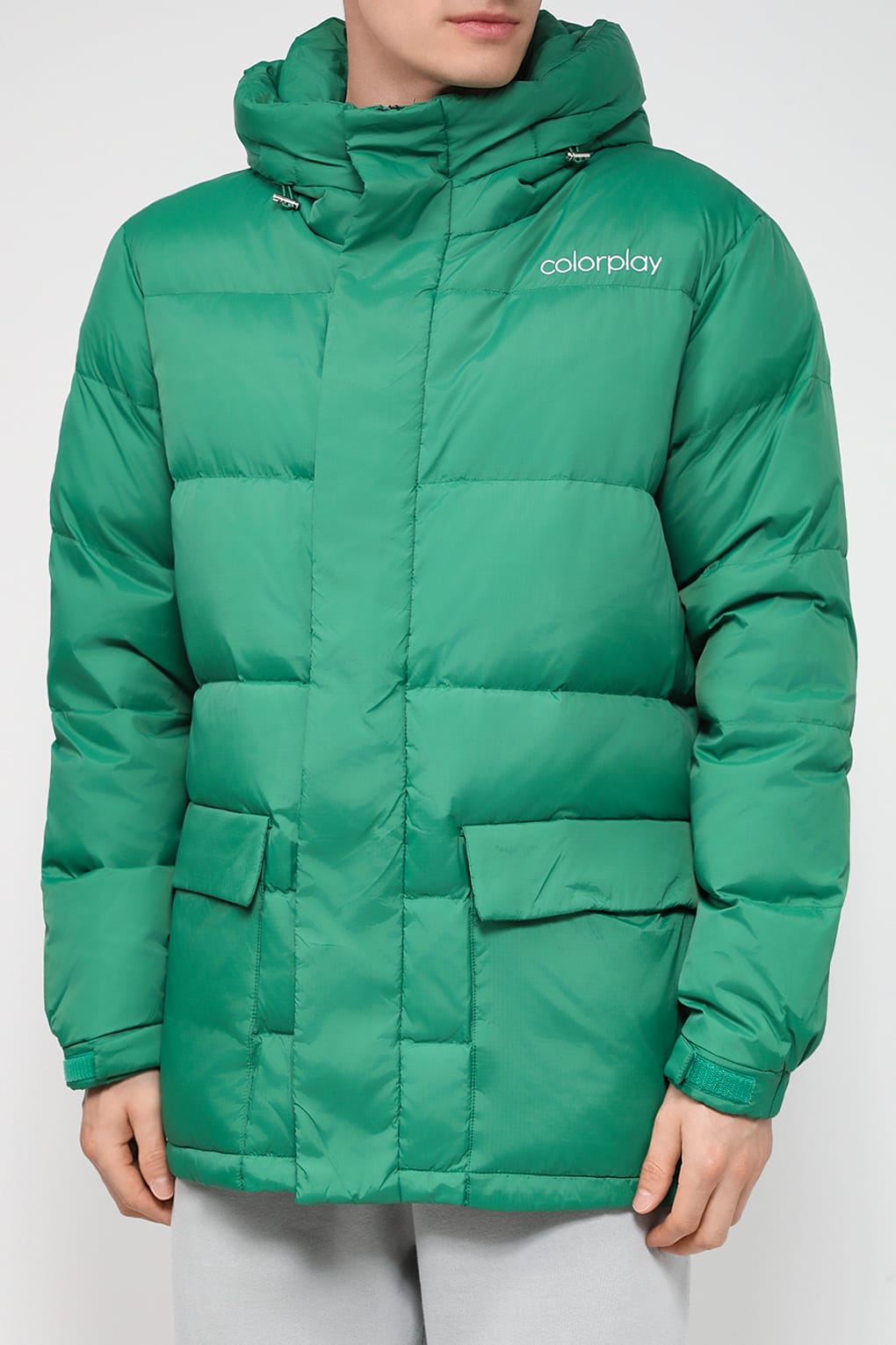 

Пуховик мужской COLORPLAY CP23089219-004 зеленый 52 RU, CP23089219-004