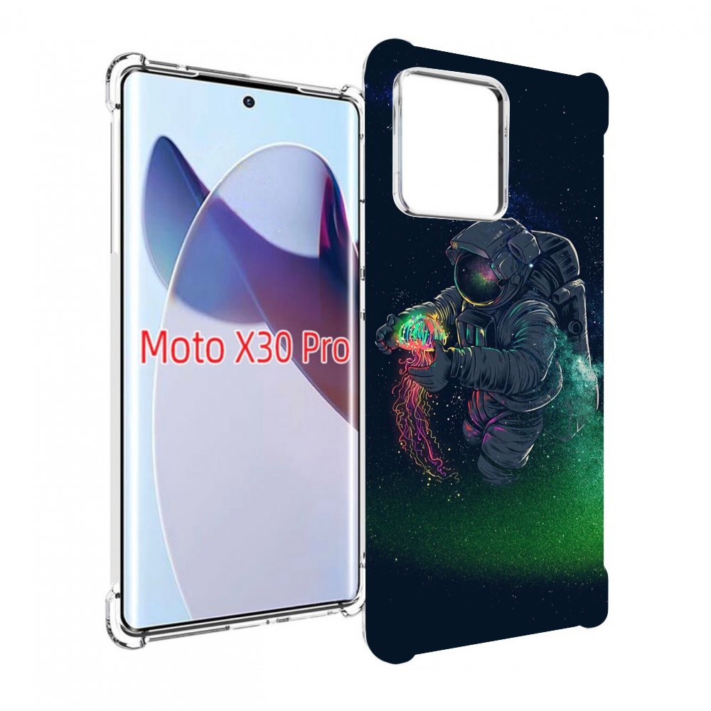 

Чехол MyPads космонавт-с-оружием-арты для Motorola Moto X30 Pro, Прозрачный, Tocco