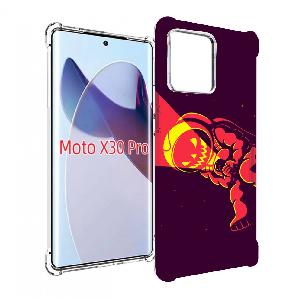 

Чехол MyPads космонавт-в-хеллуин для Motorola Moto X30 Pro, Прозрачный, Tocco